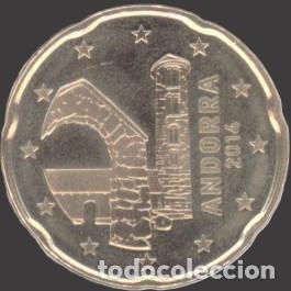 Euros: Andorra 20 Cent 2014 Uncirculated - Foto 1