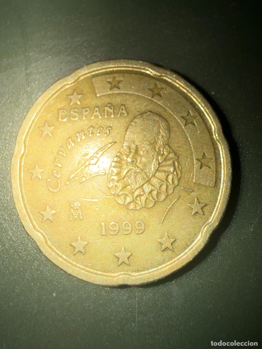 Euros: MONEDA 20 CENTIMOS CERVANTES 1999 - Foto 1