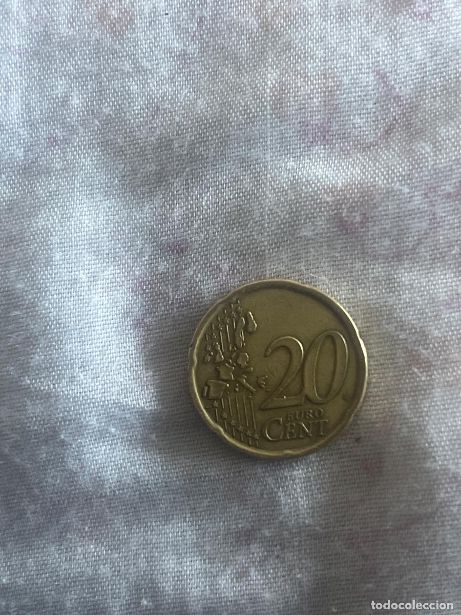 Euros: Moneda 20 centimos 1999 Espa&ntilde;a - Foto 2