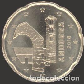 Euros: Andorra 20 Cent 2018 Uncirculated - Foto 1