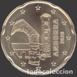 Euros: Andorra 20 Cent 2020 Uncirculated - Foto 1