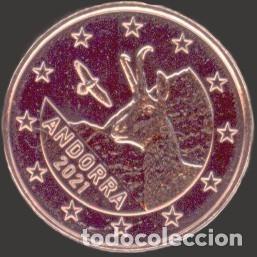 Euros: Andorra 5 Cent 2021 Uncirculated - Foto 1