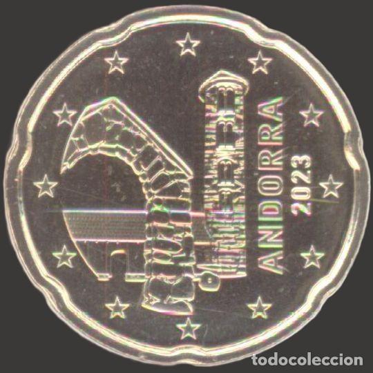 Euros: Andorra 20 Cent 2023 Uncirculated - Foto 1