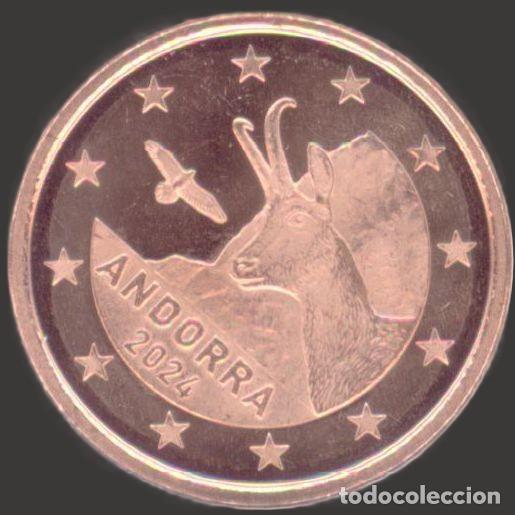 Euros: Andorra 5 Cent 2024 Uncirculated - Foto 1