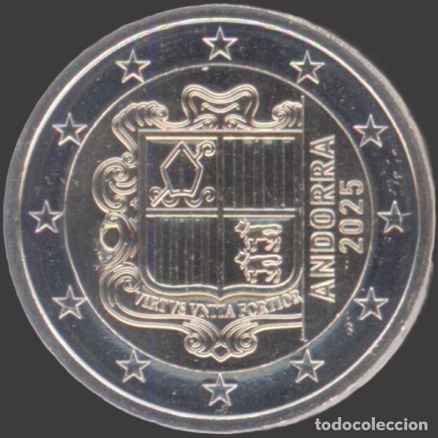 Euros: Andorra 2 Euro 2025 Uncirculated - Foto 1