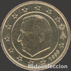 Euros: Belgium 50 Cent 1999 Uncirculated - Foto 1