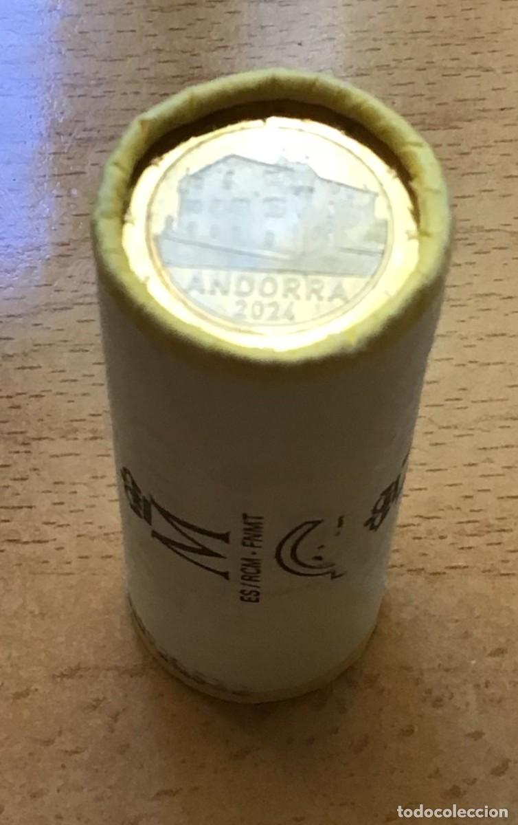 Euros: 1 euro de Andorra. A&ntilde;o 2024. Sin circular