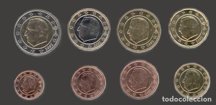 Euros: Belgium all 8 coins 2002 Uncirculated - Foto 1