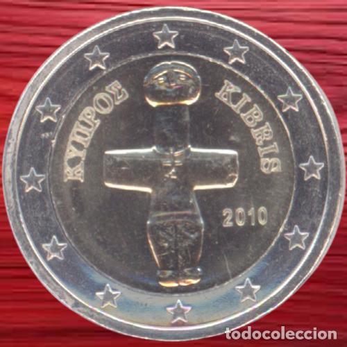 Euros: Cyprus 2 Euro 2010 Uncirculated UNC - Foto 1