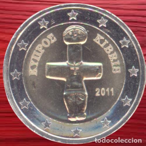 Euros: Cyprus 2 Euro 2011 Uncirculated UNC - Foto 1