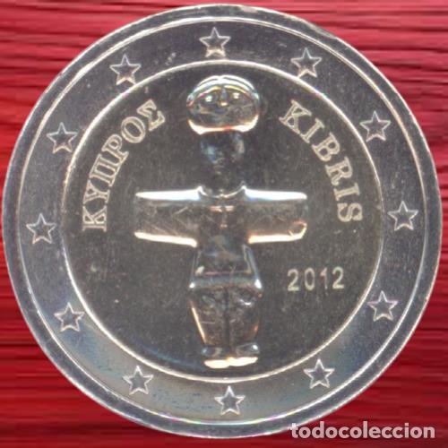 Euros: Cyprus 2 Euro 2012 Uncirculated UNC - Foto 1