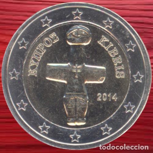 Euros: Cyprus 2 Euro 2014 Uncirculated UNC - Foto 1