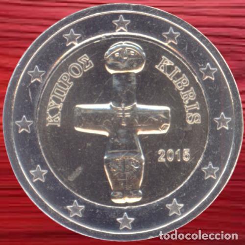 Euros: Cyprus 2 Euro 2015 Uncirculated UNC - Foto 1