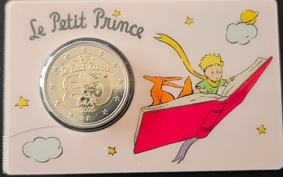Euros: MONEDA 2 EUROS FRANCIA 2026 - LE PETIT PRINCE - EN FORMATO COINCARD