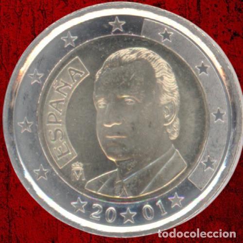 Euros: Spain 2 Euro 2001 Uncirculated UNC - Foto 1