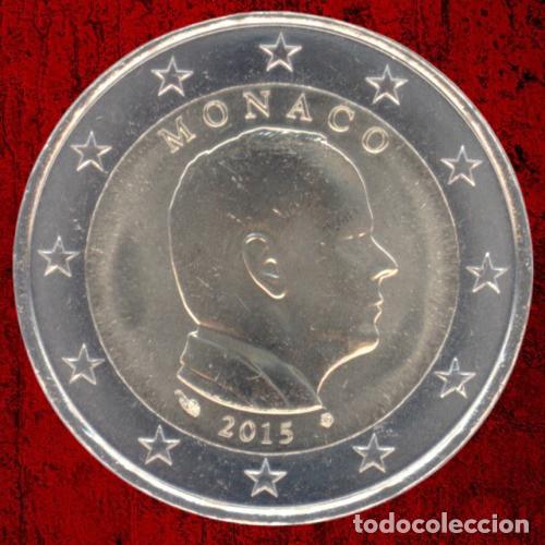 Euros: Monaco 2 Euro 2015 Uncirculated UNC - Foto 1