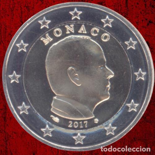 Euros: Monaco 2 Euro 2017 Uncirculated UNC - Foto 1
