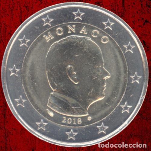 Euros: Monaco 2 Euro 2018 Uncirculated UNC - Foto 1