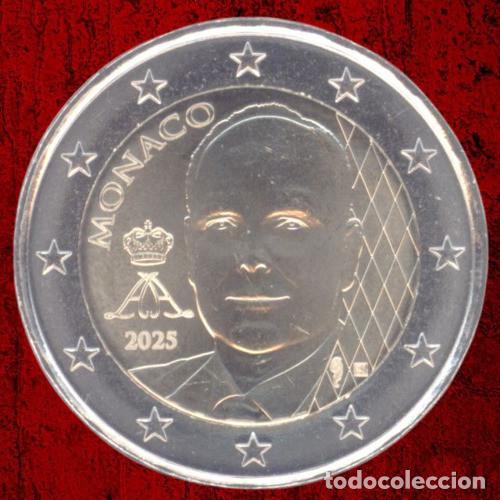 Euros: Monaco 2 Euro 2025 Uncirculated UNC - Foto 1