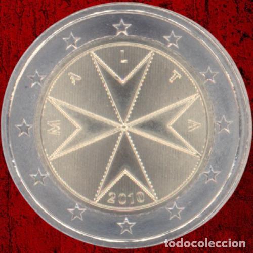 Euros: Malta 2 Euro 2010 Uncirculated UNC - Foto 1