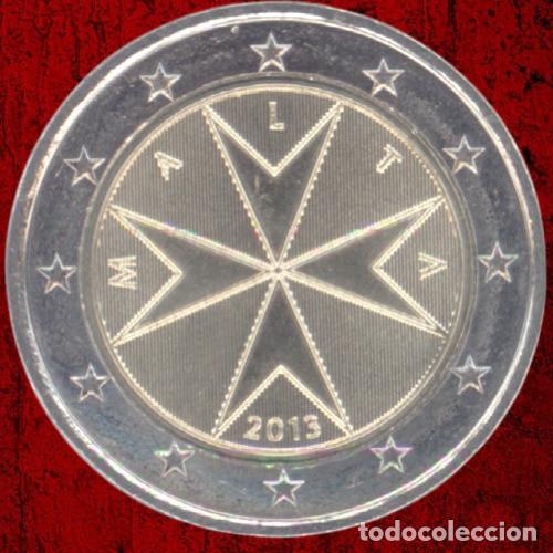 Euros: Malta 2 Euro 2013 Uncirculated UNC - Foto 1