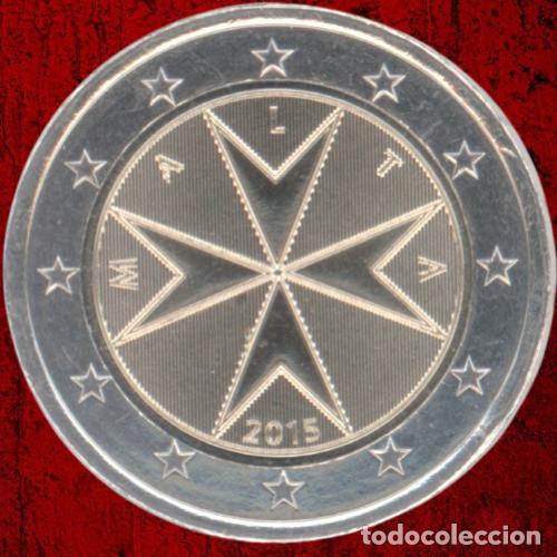 Euros: Malta 2 Euro 2015 Uncirculated UNC - Foto 1