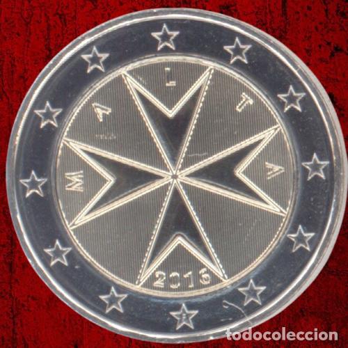 Euros: Malta 2 Euro 2016 Uncirculated UNC - Foto 1