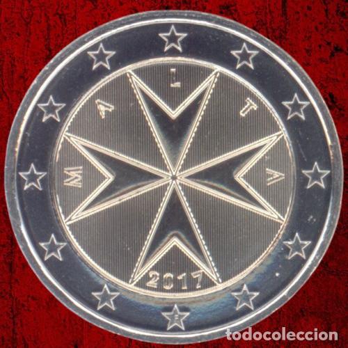 Euros: Malta 2 Euro 2017 Uncirculated UNC - Foto 1
