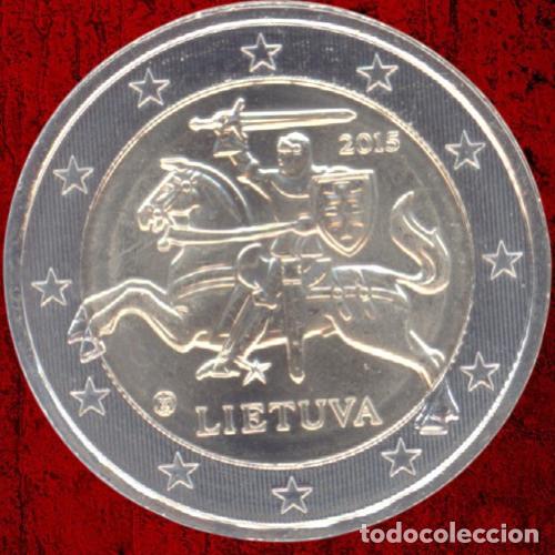 Euros: Lithuania 2 Euro 2015 Uncirculated UNC - Foto 1