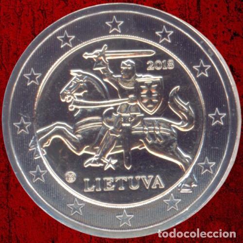 Euros: Lithuania 2 Euro 2018 Uncirculated UNC - Foto 1