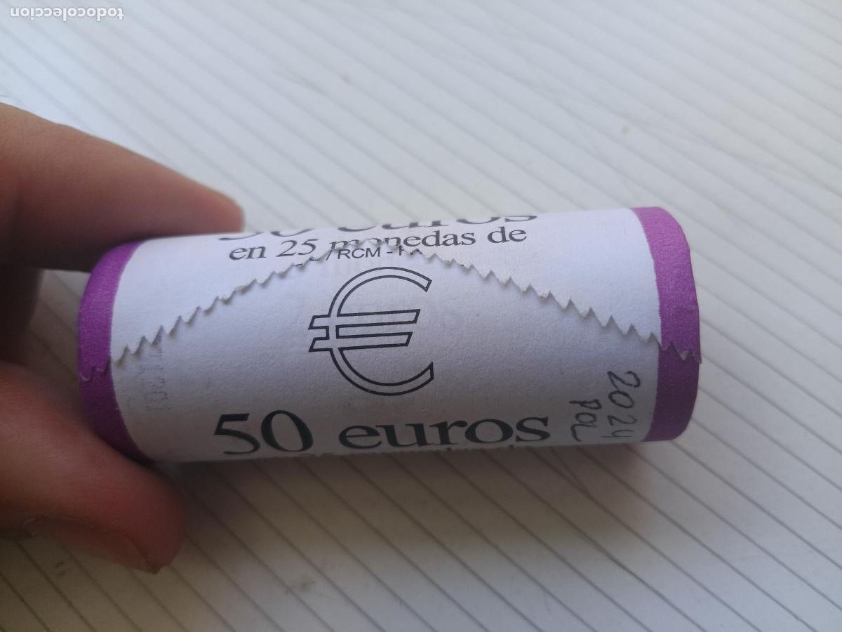 Euros: Cartucho de 25 monedas FNMT de 2 Euros SC de 2024 Polic&iacute;a Nacional