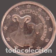 Euros: Cyprus 1 Cent 2009 Uncirculated UNC - Foto 1