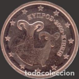 Euros: Cyprus 5 Cent 2009 Uncirculated UNC - Foto 1