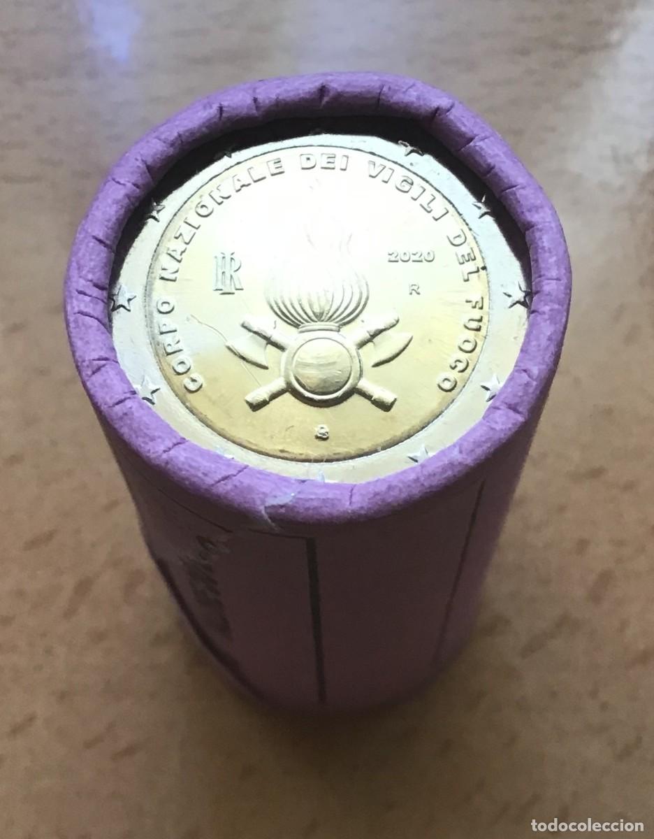 Euros: 2 euros conmemorativos de Italia. Cuerpo de bomberos. A&ntilde;o 2020. Sin circular