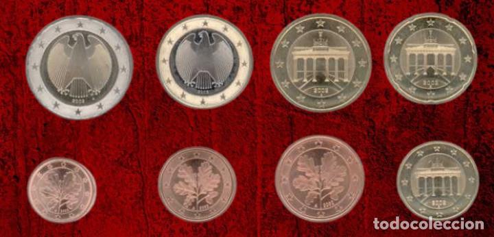 Euros: Germany all 8 coins A Berlin 2002 Uncirculated - Foto 1