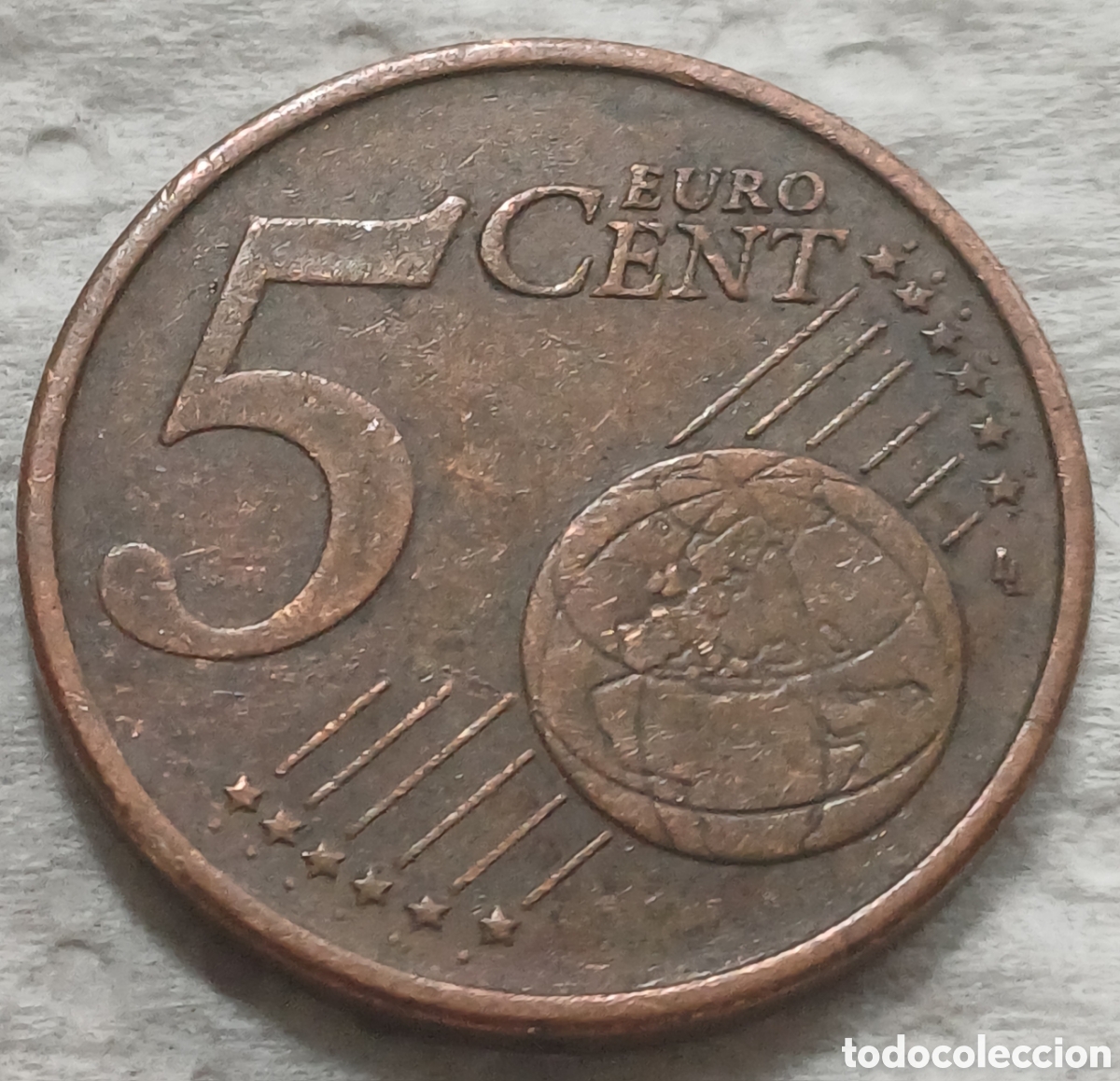Euros: Moneda de 5 cent Portugal - Foto 2