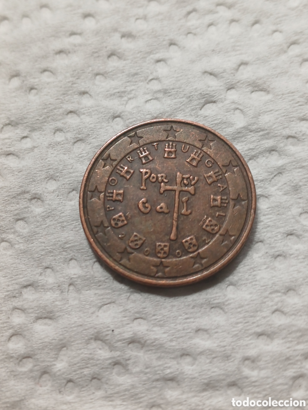 Euros: Moneda de 5 cent Portugal - Foto 3