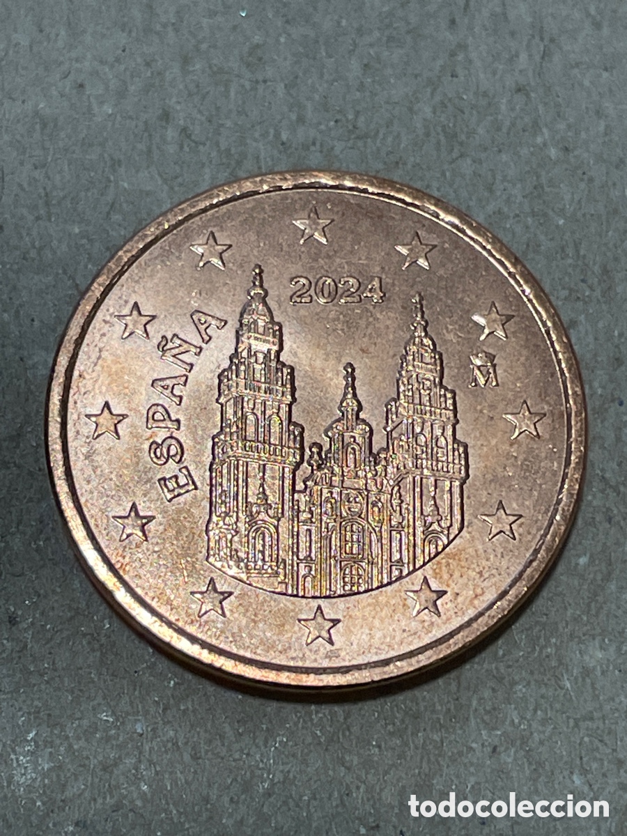 Euros: Moneda 5 c&eacute;ntimos Espa&ntilde;a 2024 SC sin circular - Foto 2