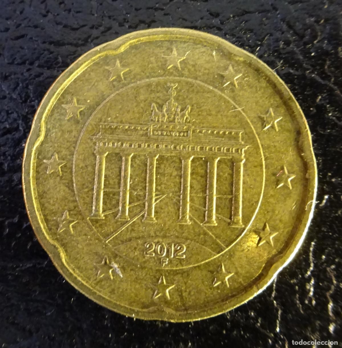 Euros: ALEMANIA 20 C&Eacute;NTIMOS DE EURO 2012 F