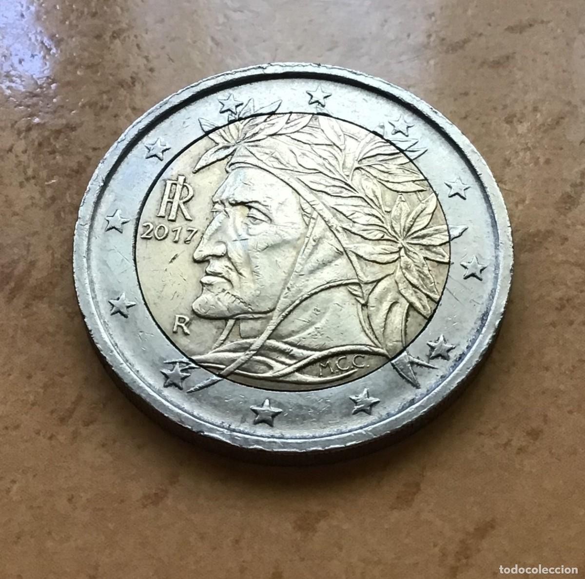 Euros: 2 euros de Italia. A&ntilde;o 2017