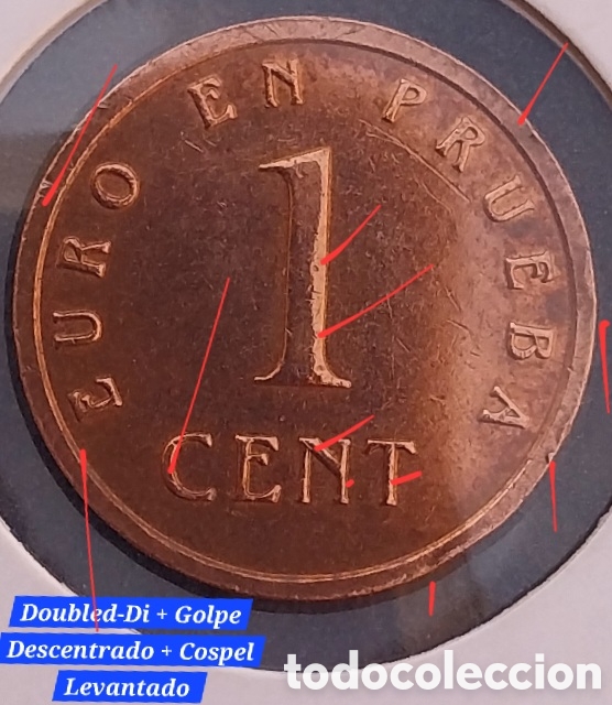 Euros: Prueba numismatica De 1Cent Espa&ntilde;a !??.