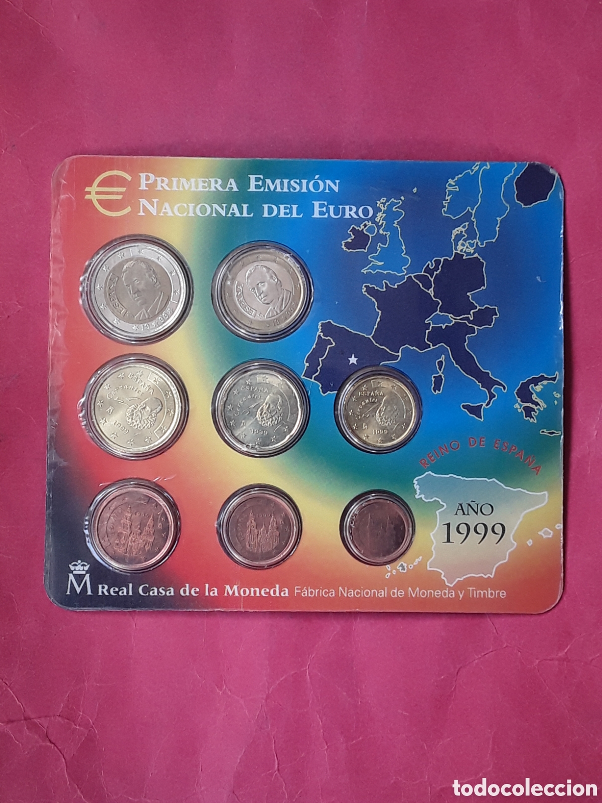 Euros: CARTERA SET EUROS 1999 FNMT