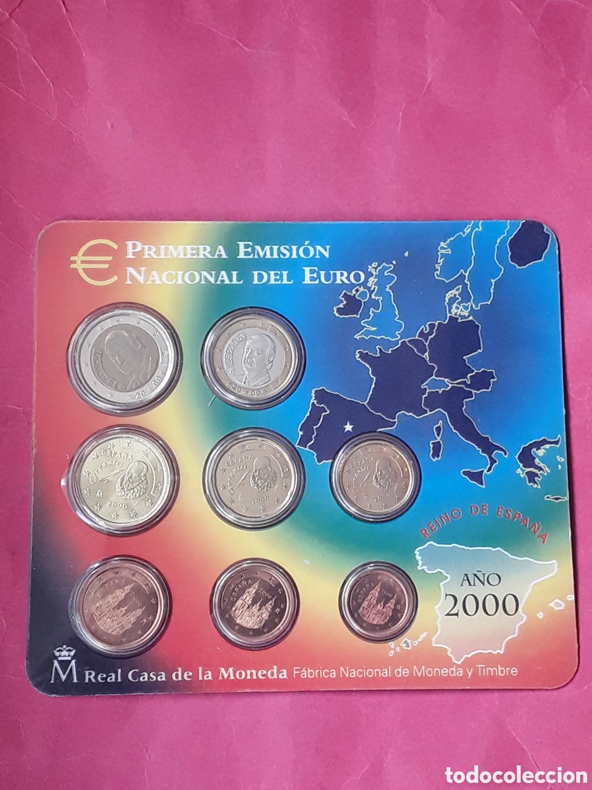 Euros: CARTERA SET EUROS 2000 FNMT