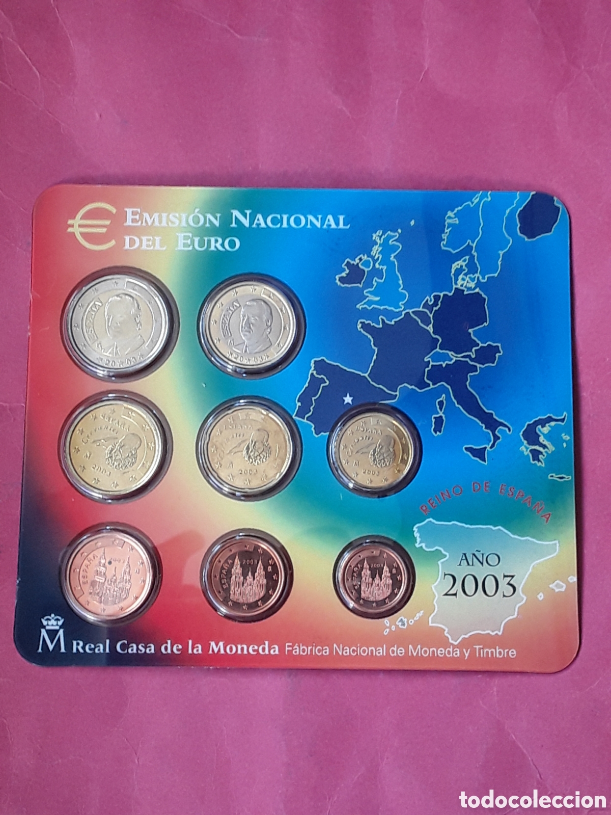 Euros: CARTERA SET EUROS 2003 FNMT
