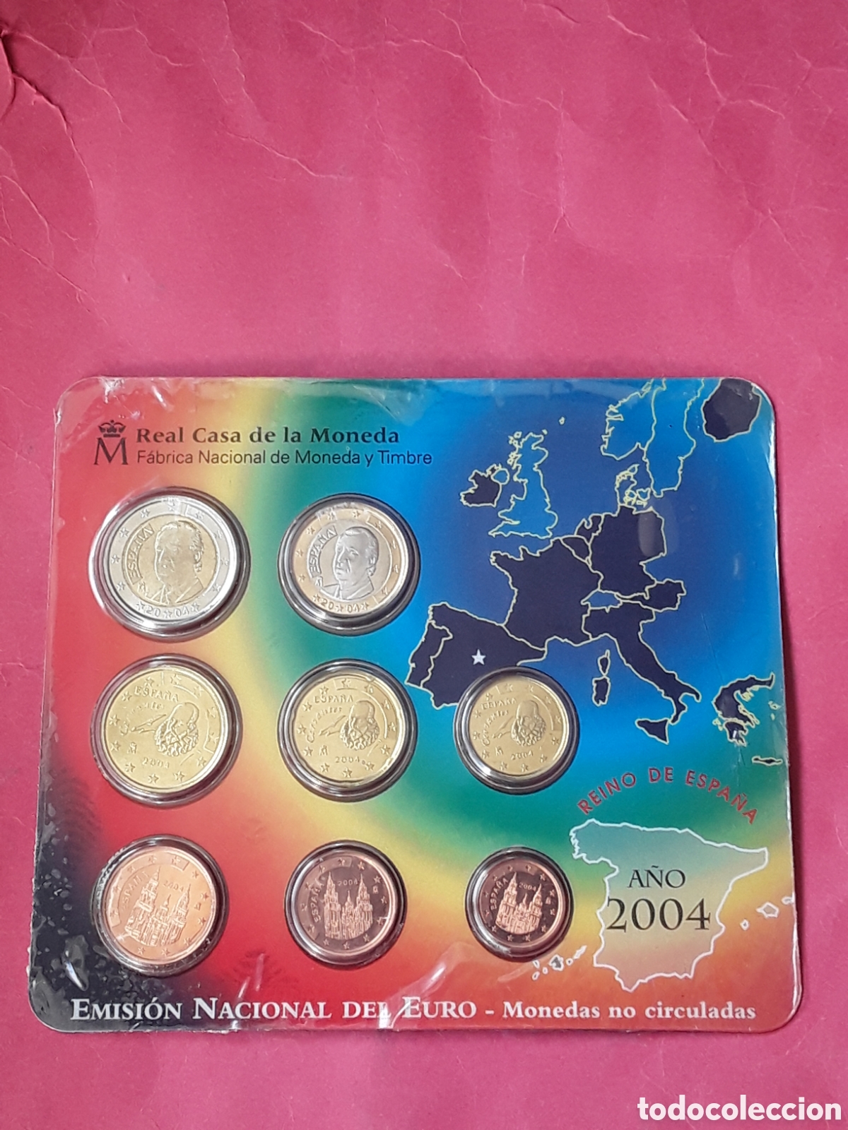Euros: CARTERA SET EUROS 2004 FNMT - Foto 1