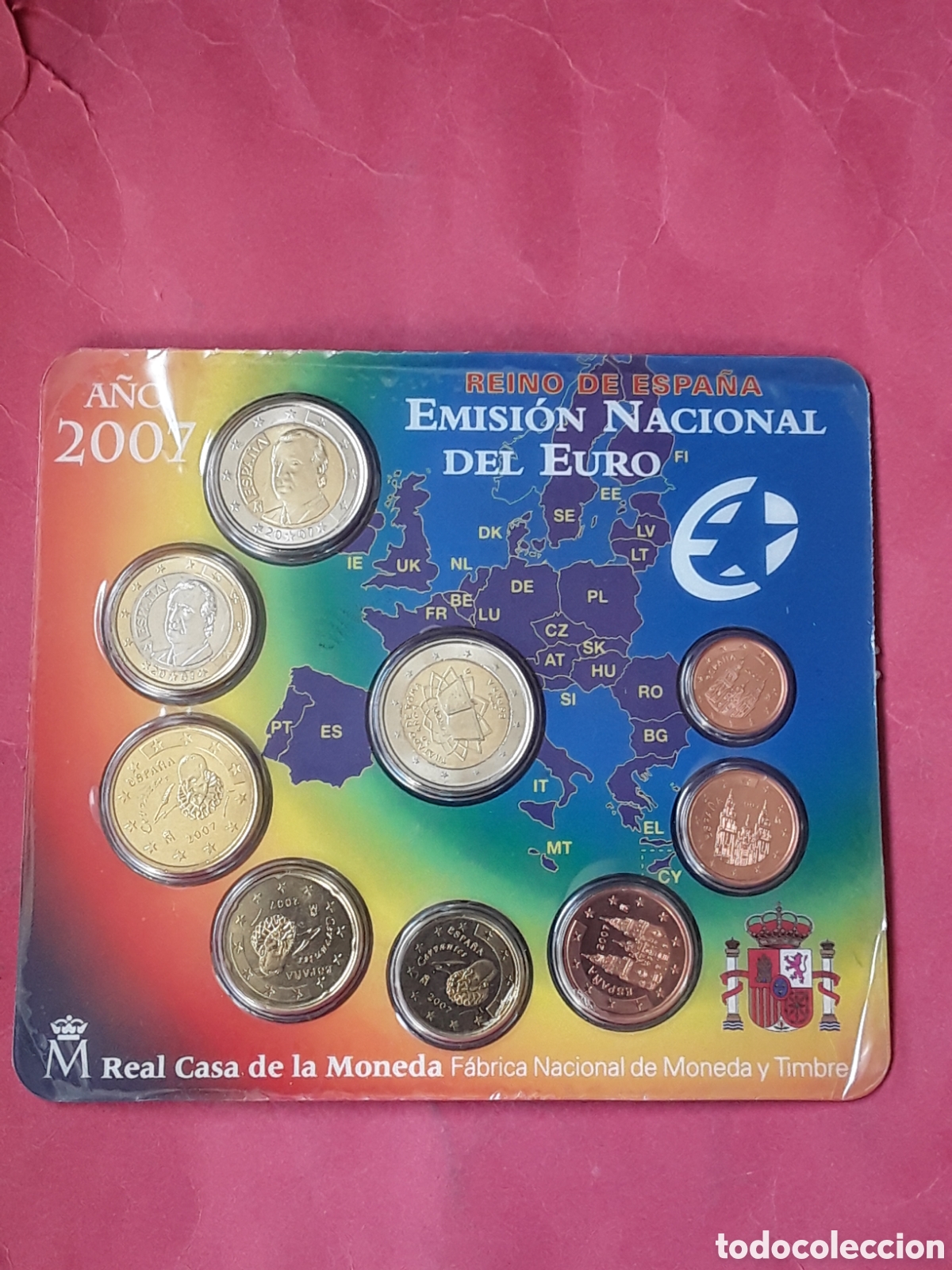 Euros: CARTERA SET EUROS 2007 FNMT