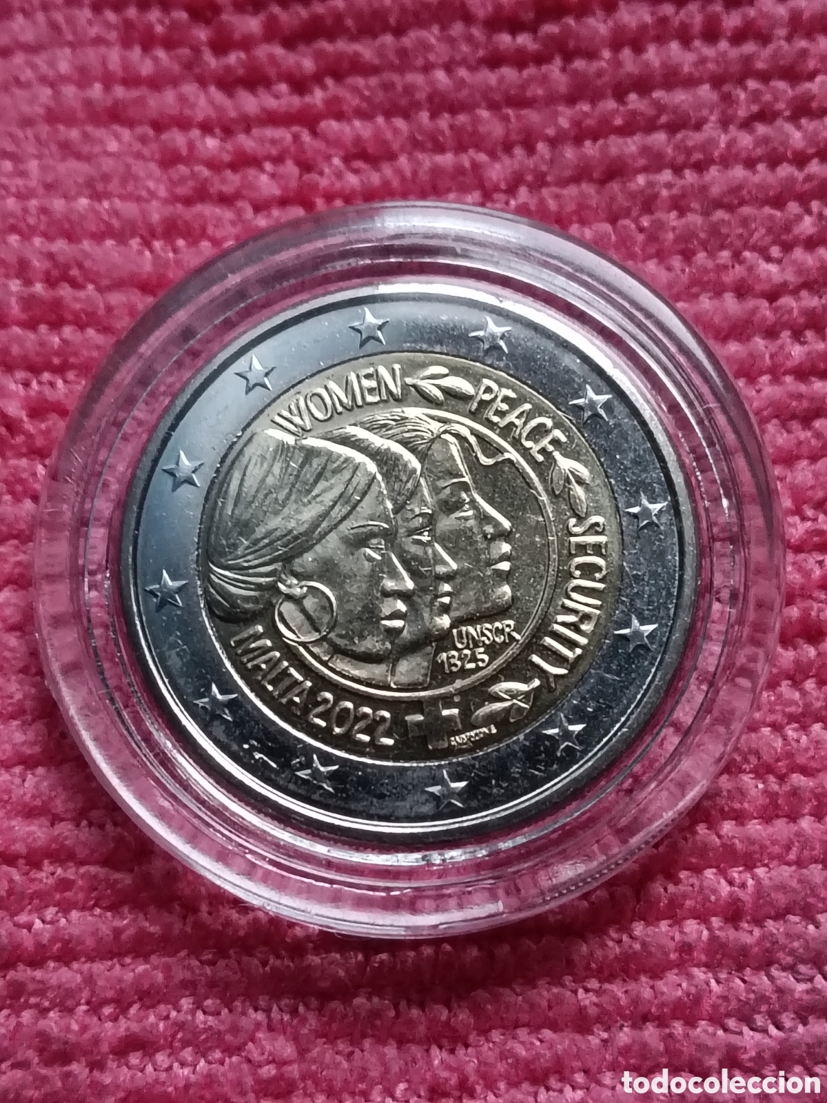 Euros: Malta 2022 2 euros paz y seguridad