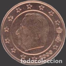 Euros: Belgium 5 cent 2000 from original set Uncirculated