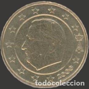 Euros: Belgium 50 cent 2000 from original set Uncirculated
