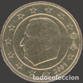 Euros: Belgium 50 cent 2001 from original set Uncirculated
